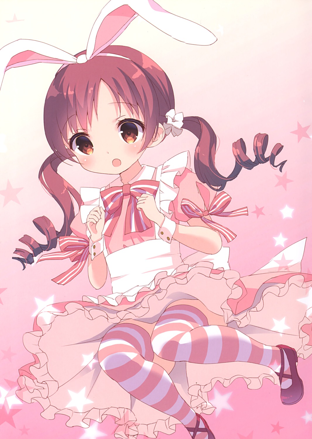 animal_ears, bunny_ears, chitosezaka_suzu, dress, gochuumon_wa_usagi_desu_ka?, legato, maid, natsu_megumi
