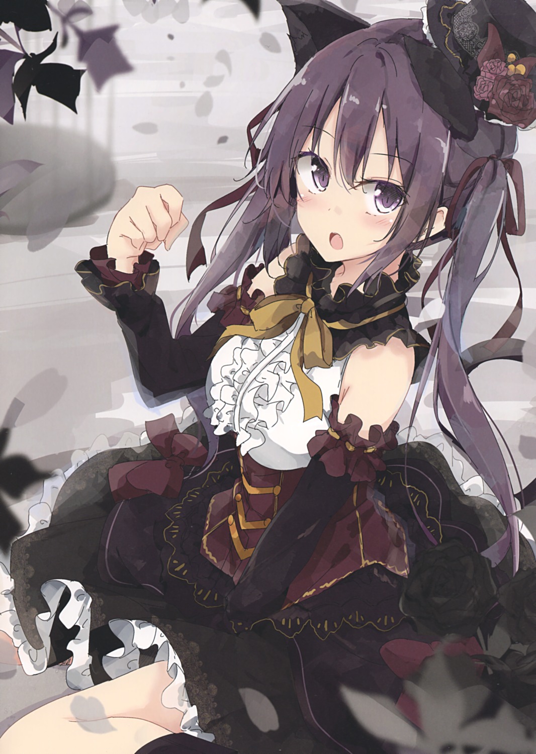 animal_ears, chitosezaka_suzu, gochuumon_wa_usagi_desu_ka?, gothic_lolita, legato, lolita_fashion, nekomimi, tail