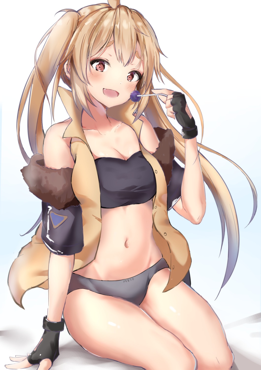 cleavage, girls_frontline, m870_(girls_frontline), pantsu, zengi