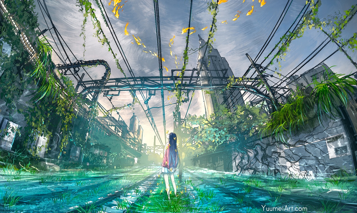 landscape, wenqing_yan, wet