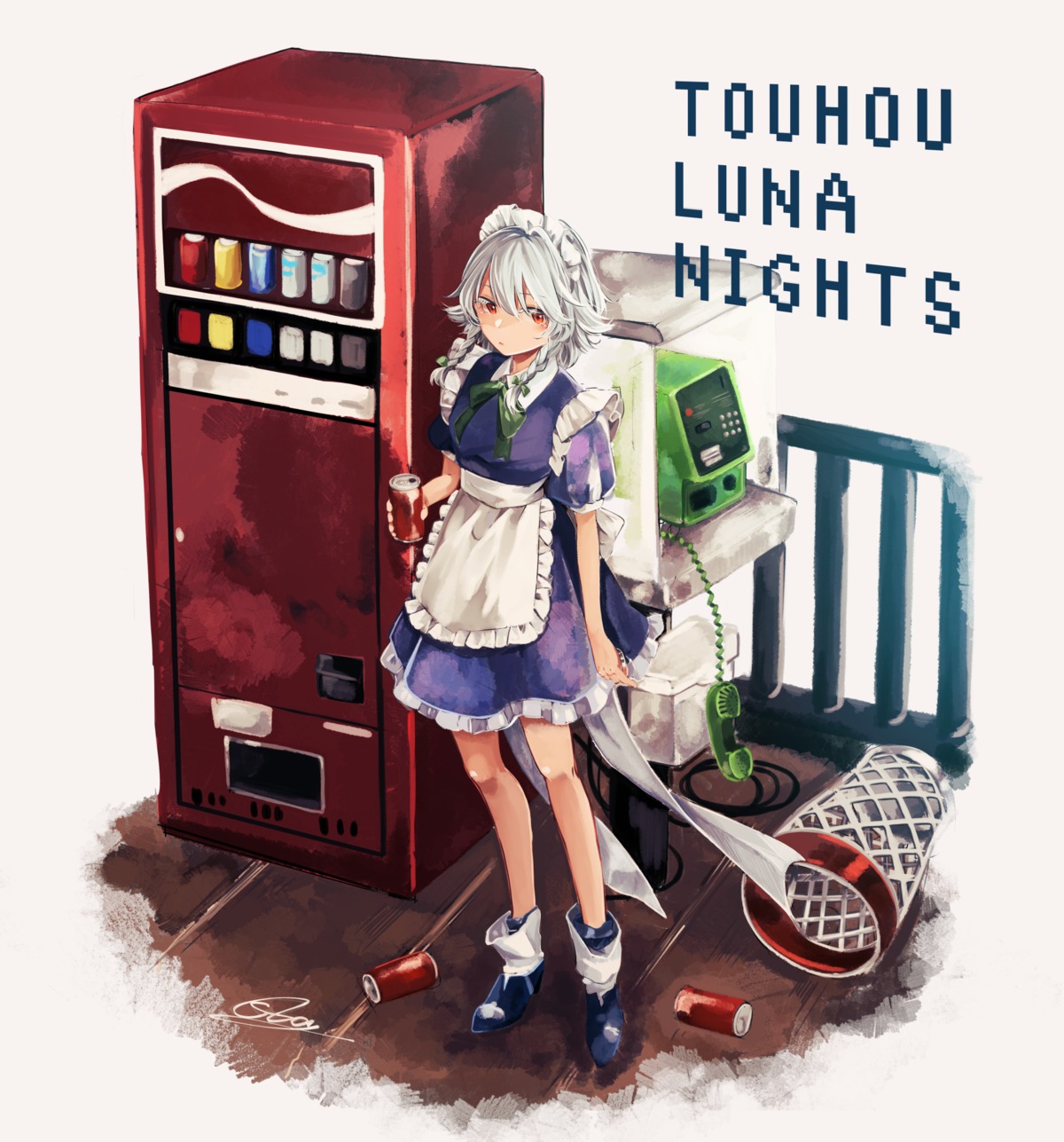 izayoi_sakuya, maid, souta_(karasu_no_ouchi), touhou