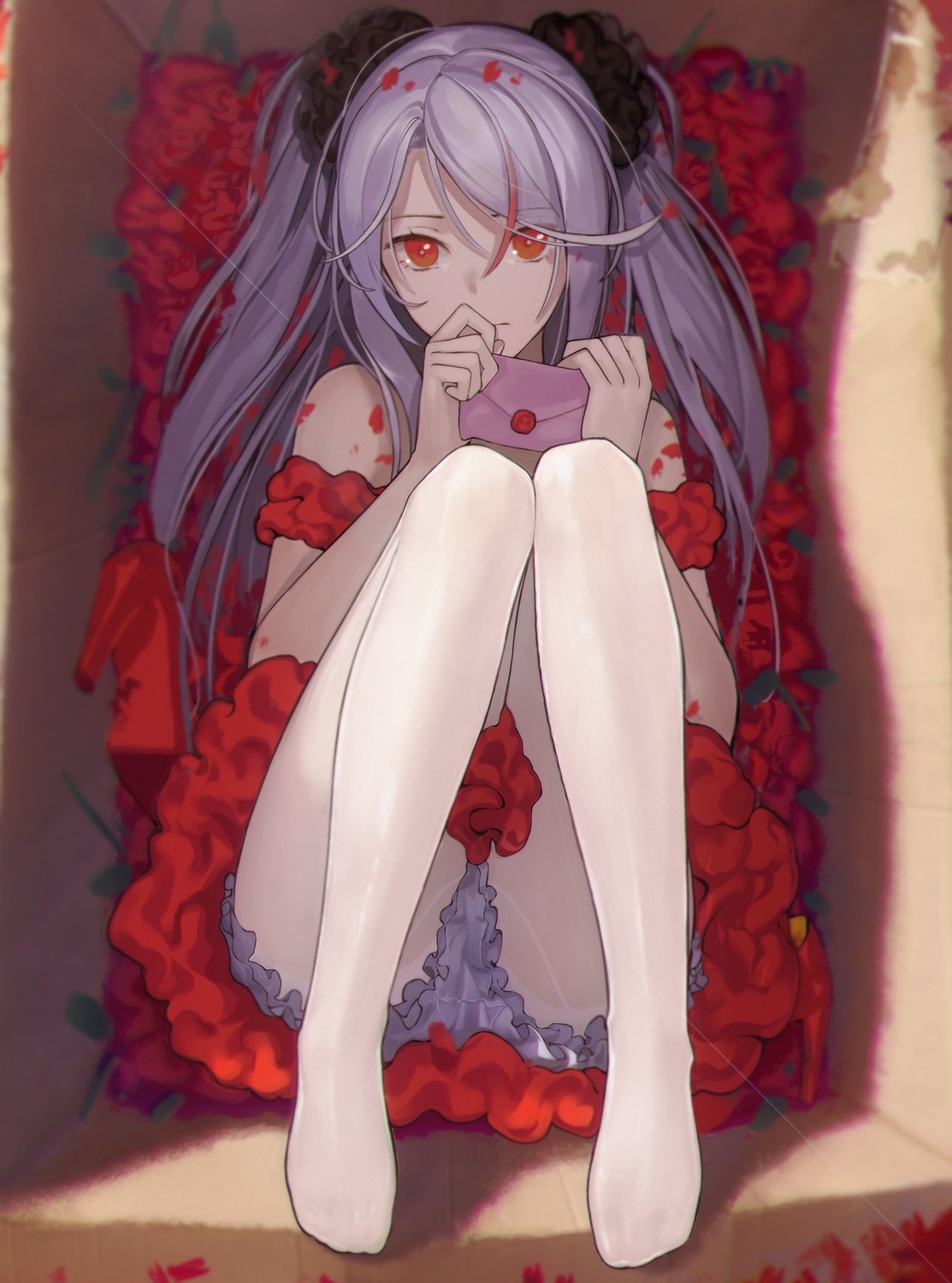 azur_lane, bloomers, pantyhose, prinz_eugen_(azur_lane), qiongsheng
