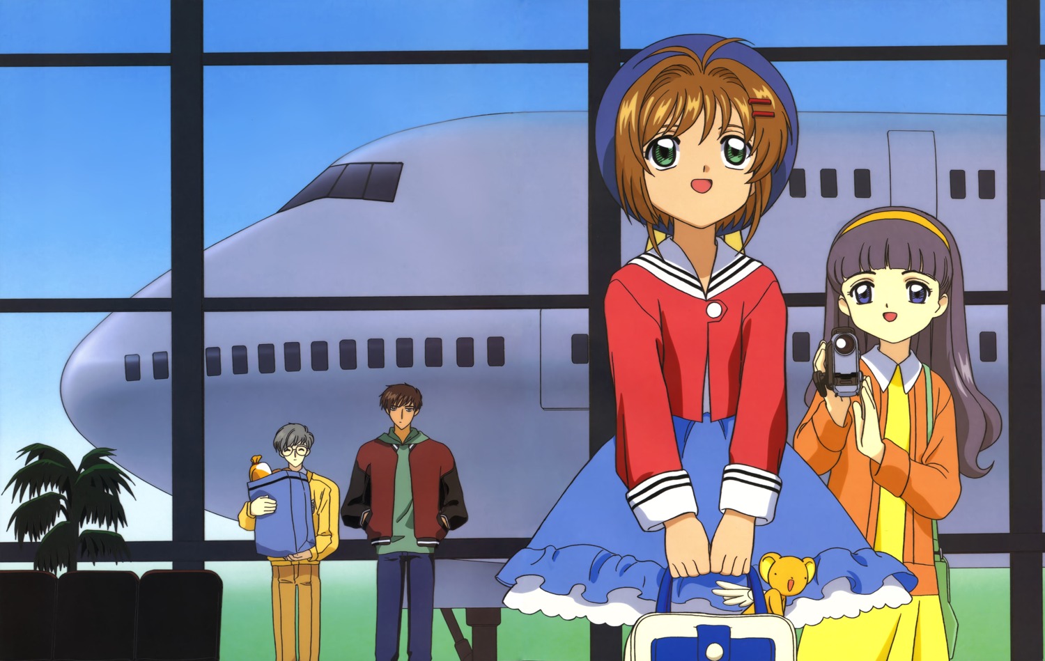 card_captor_sakura, daidouji_tomoyo, inoue_atsuko, kerberos, kinomoto_sakura, kinomoto_touya, madhouse, tsukishiro_yukito