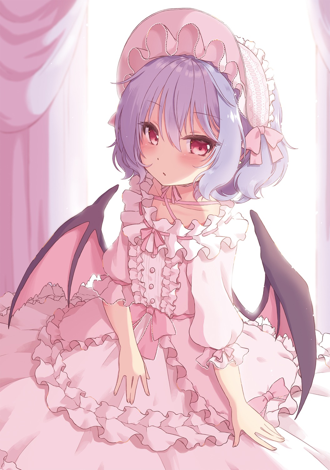 beni_kurage, dress, remilia_scarlet, touhou, wings