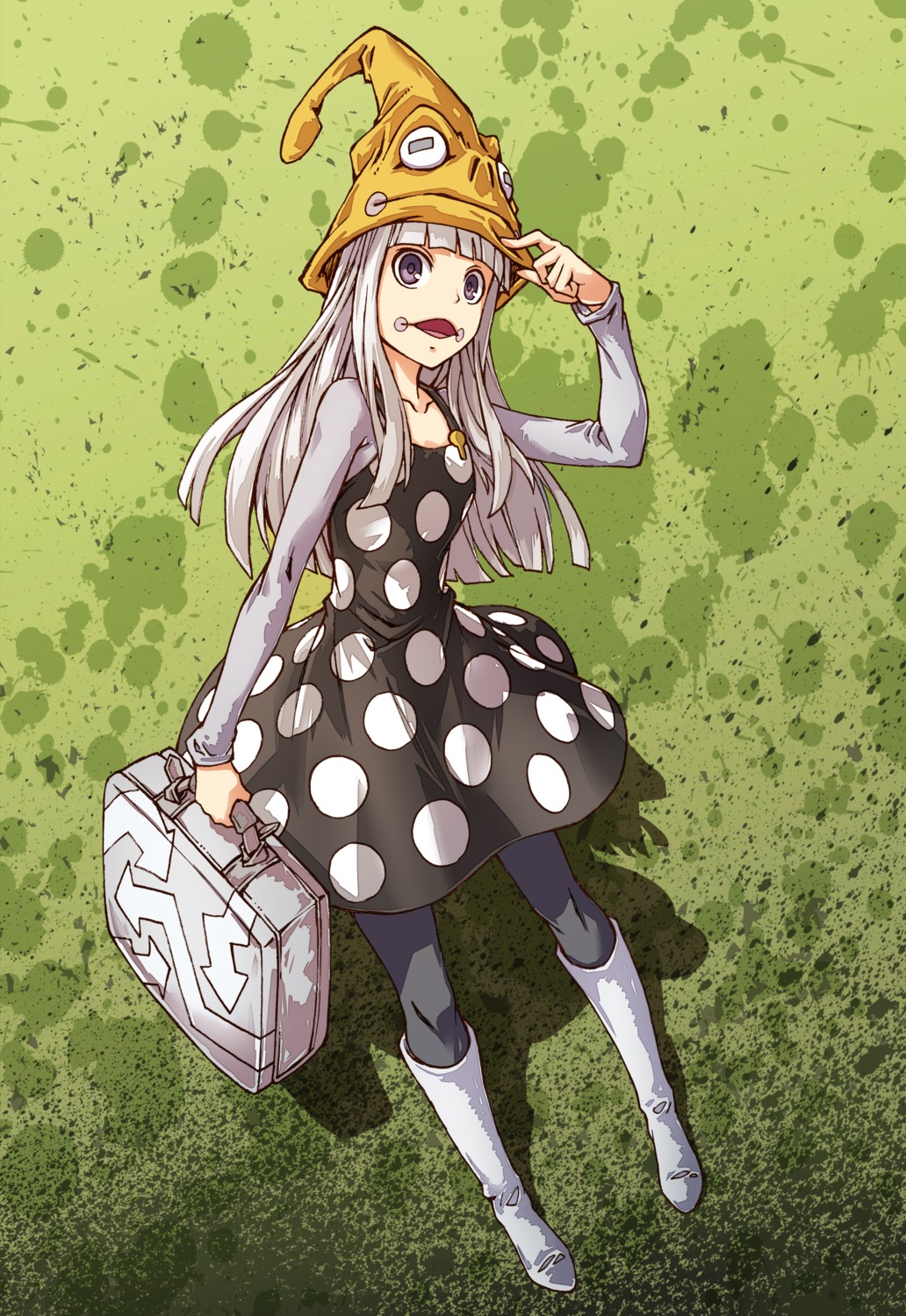 dress, eruka_frog, fish.boy, pantyhose, soul_eater