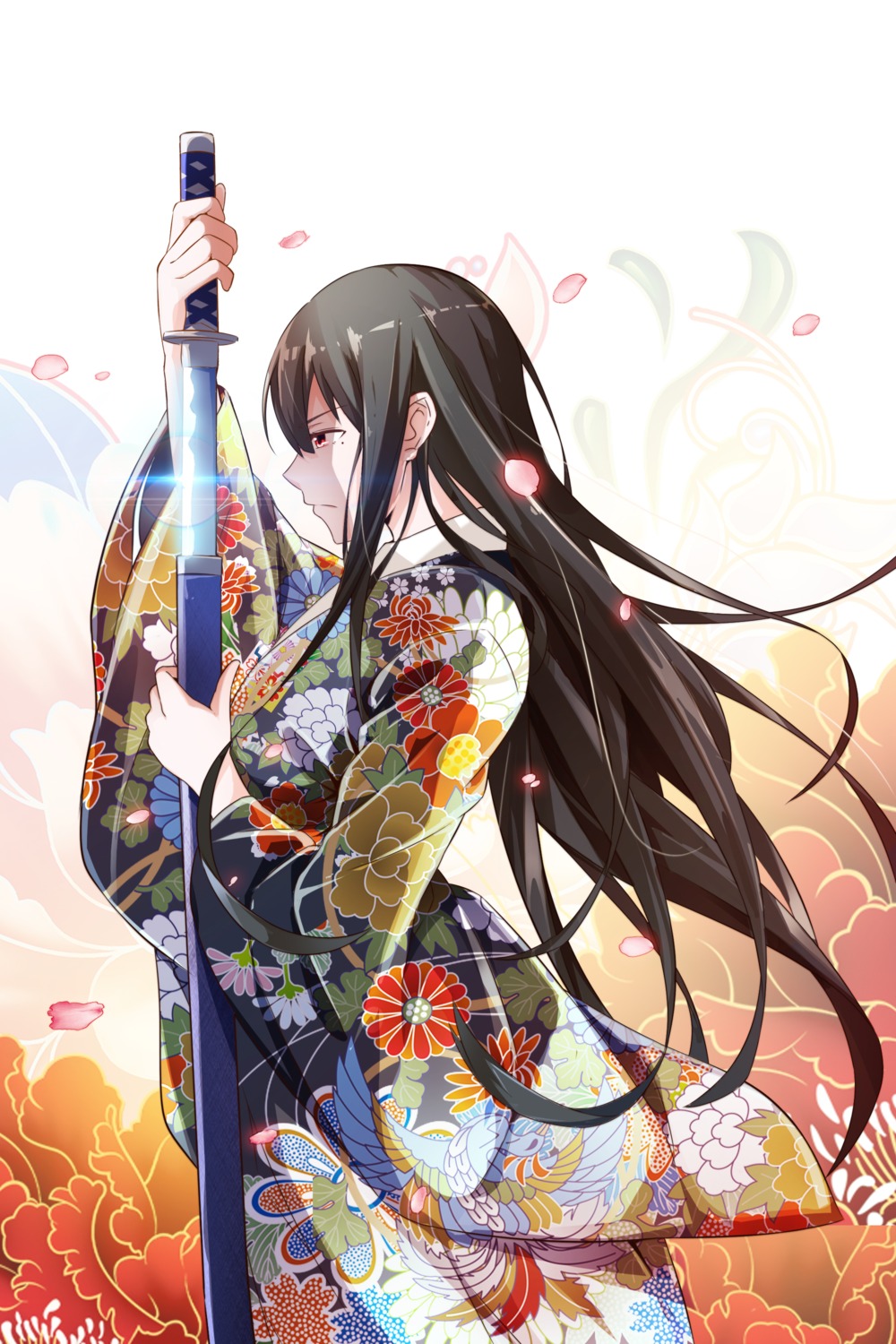 627247421, kimono, sword