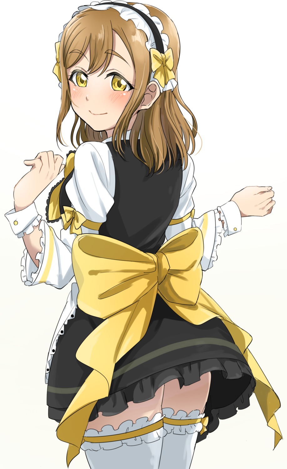 kunikida_hanamaru, love_live!_(series), love_live!_sunshine!!, maid, thighhighs, vorupi