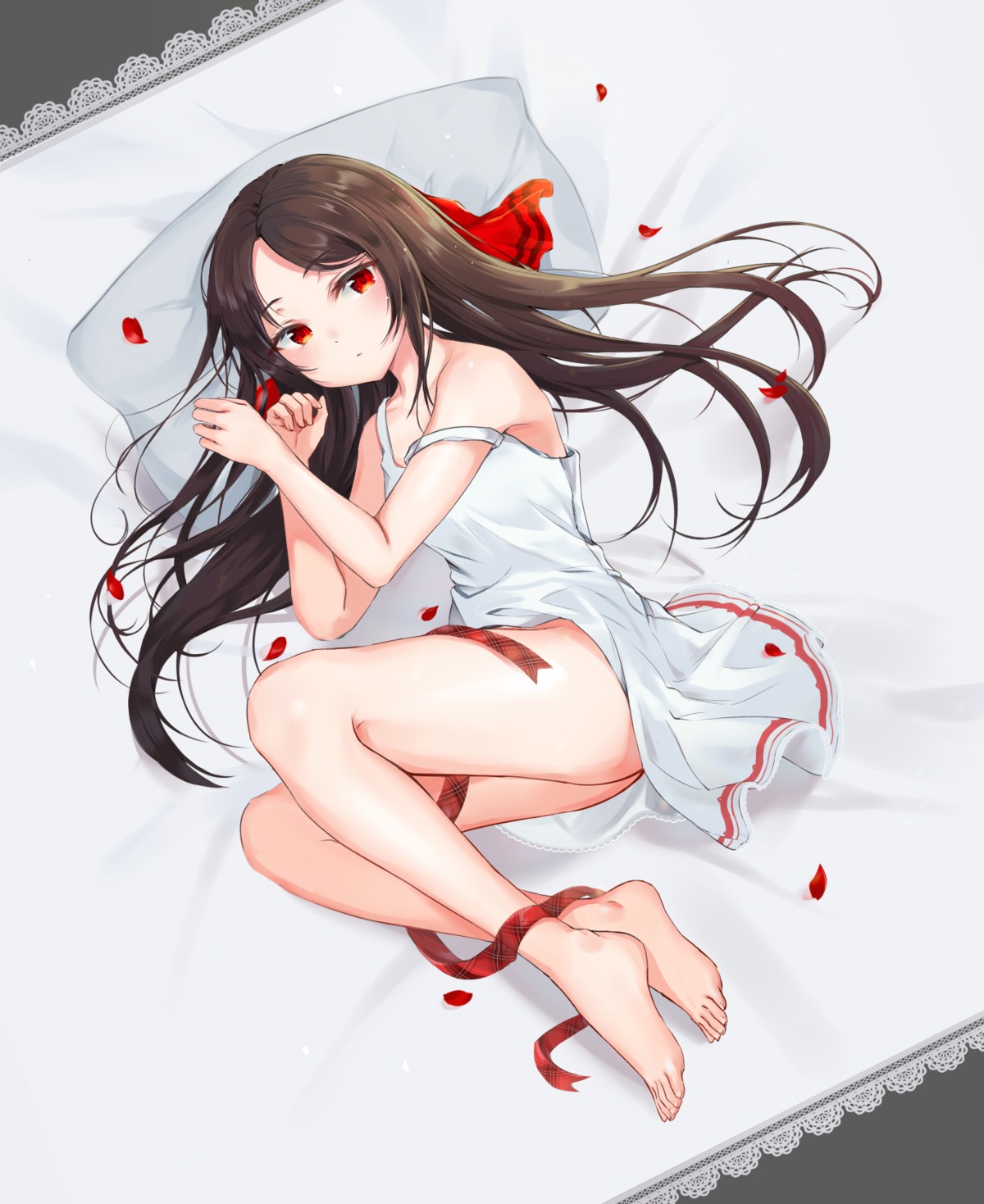 dress, kaguya-sama_wa_kokurasetai_~tensai-tachi_no_renai_zunousen~, luzzi_(milllim), shinomiya_kaguya, skirt_lift, summer_dress