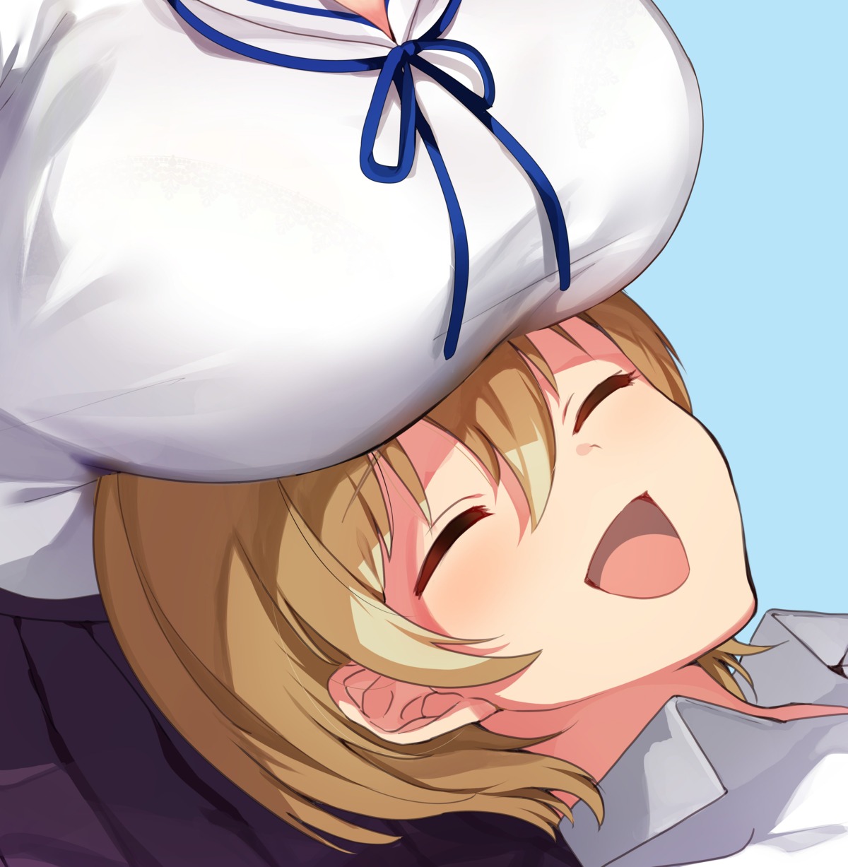 harumi_hana, ichihara_chiaki, konbu_wakame, seifuku, sekai_de_ichiban_oppai_ga_suki!, yuri