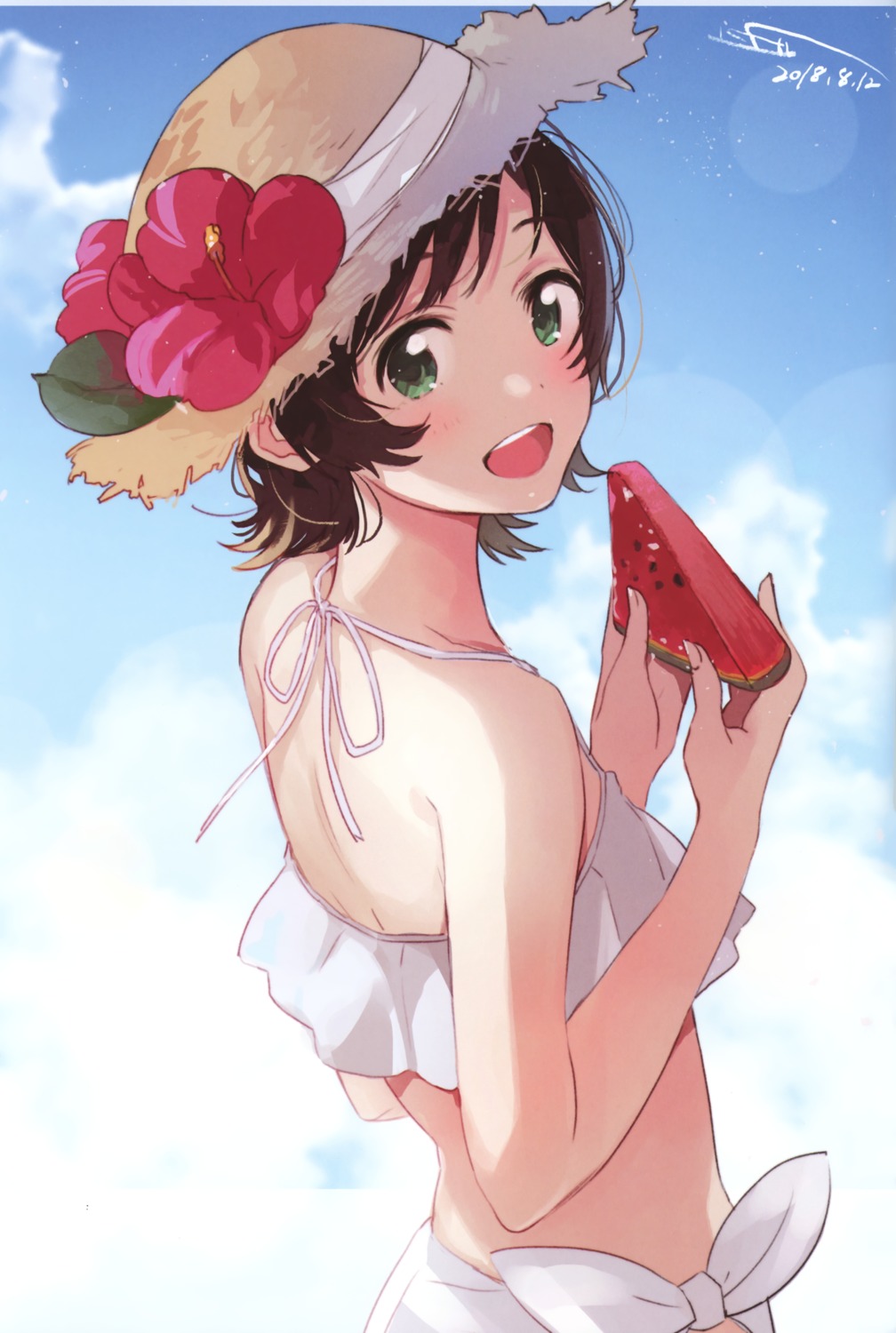 bikini, fly, kinoshita_hinata, swimsuits, the_idolm@ster, the_idolm@ster_million_live!