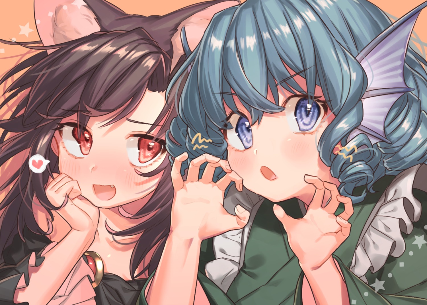 animal_ears, imaizumi_kagerou, maid, masanaga_(tsukasa), touhou, wa_maid, wakasagihime