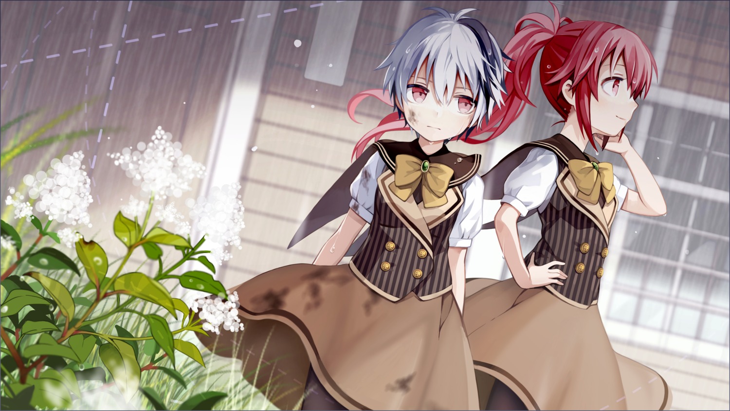 cul, flower_(vocaloid), kari_kenji, pantyhose, seifuku, skirt_lift, vocaloid