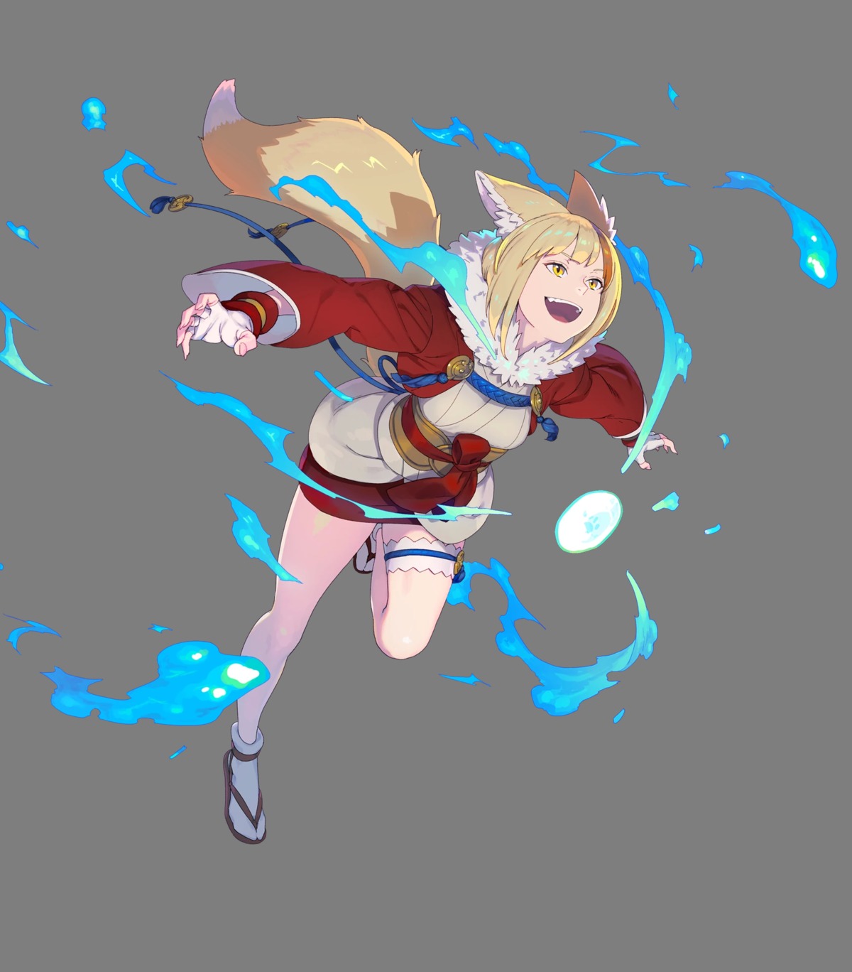 animal_ears, enkyo_yuuichirou, fire_emblem, fire_emblem_heroes, fire_emblem_if, garter, kitsune, nintendo, selkie, tail, transparent_png