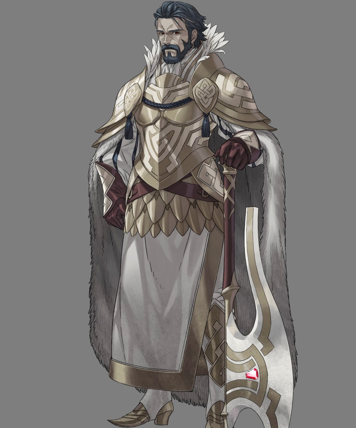 armor, fire_emblem, fire_emblem_heroes, gustav_(fire_emblem), kozaki_yuusuke, nintendo, transparent_png, weapon