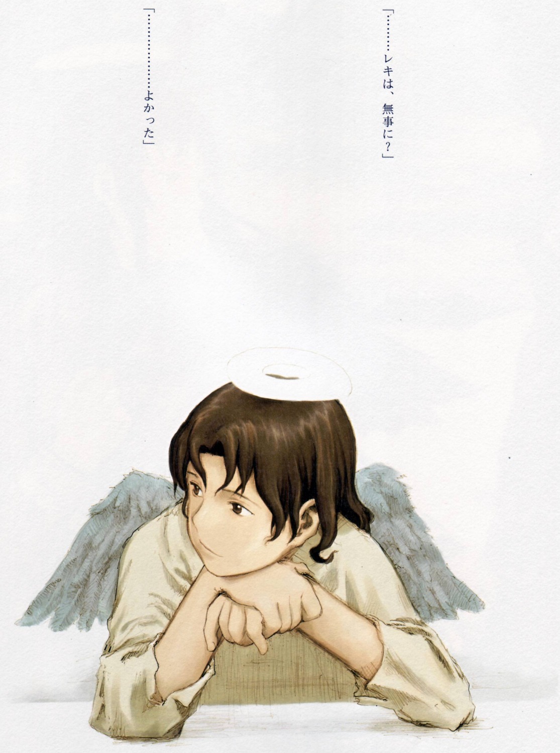 abe_yoshitoshi, haibane_renmei, nemu, wings