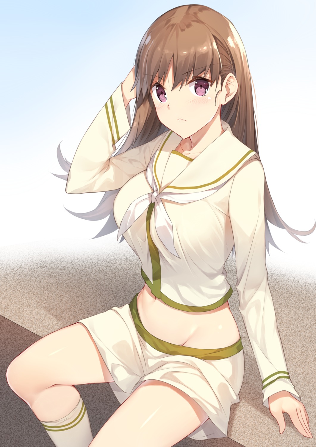 kantai_collection, ooi_(kancolle), seifuku, yappen