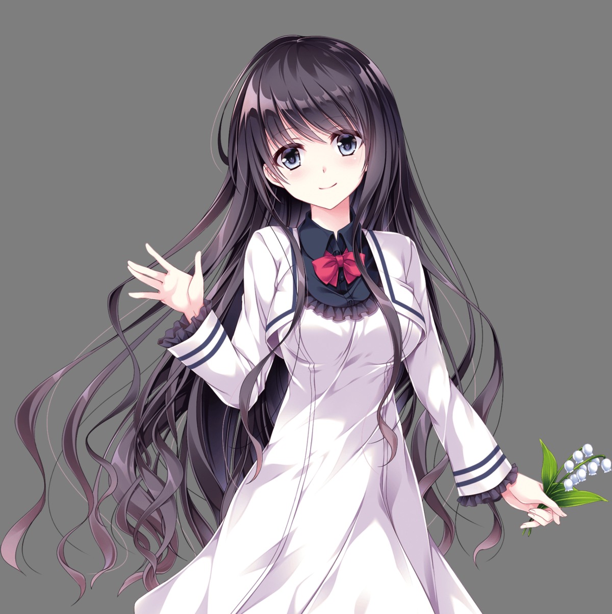 ensemble_(company), keisaka, koi_wa_sotto_saku_hana_no_you_ni, koi_wa_sotto_saku_hana_no_you_ni_~futari_wa_eien_ni_yorisotte_iku~, seifuku, toudou_nazuna, transparent_png