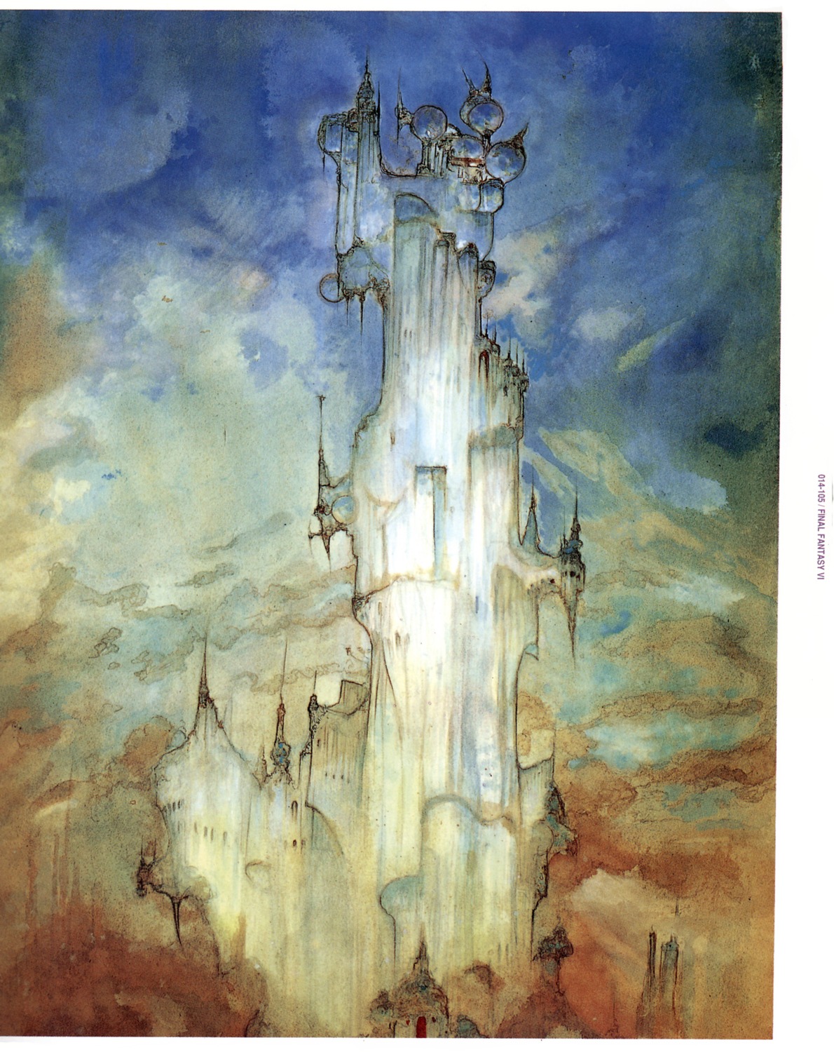 amano_yoshitaka, final_fantasy, final_fantasy_vi, landscape