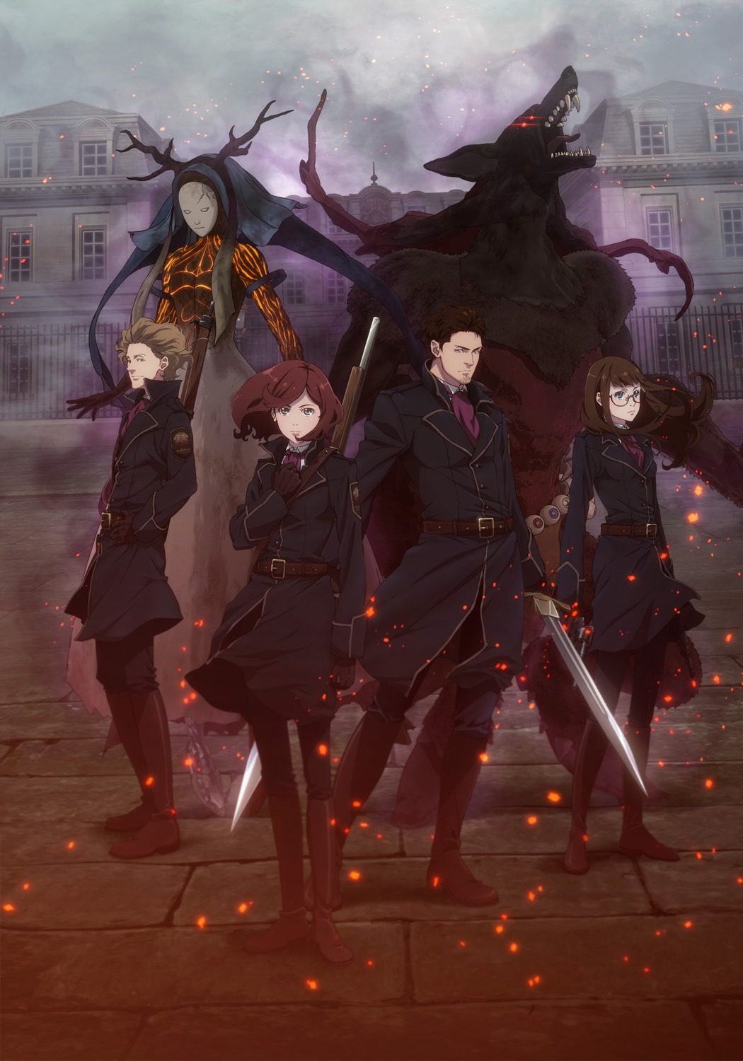 fairy_gone, horns, megane, sword, tagme, uniform