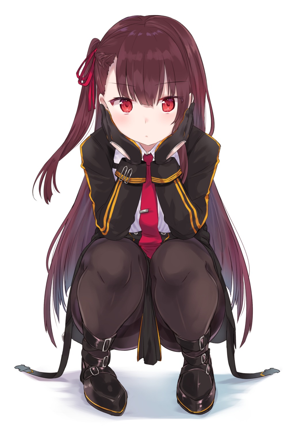 chiune_(yachi), girls_frontline, pantyhose, uniform, wa2000_(girls_frontline)
