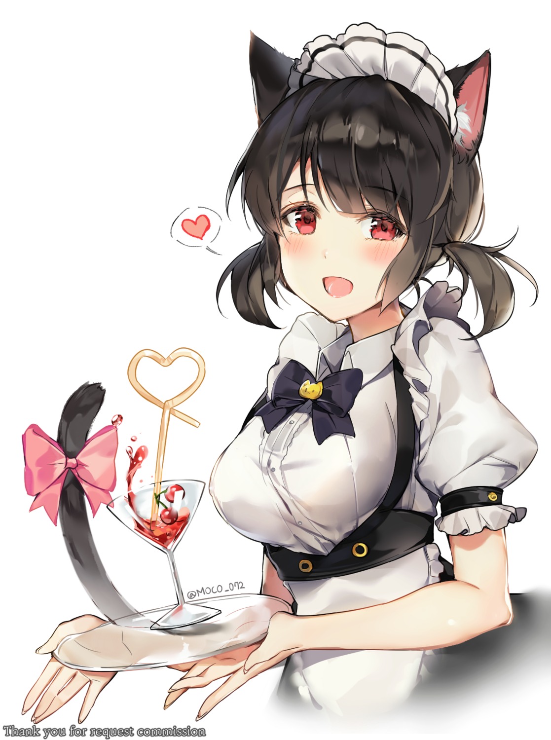 animal_ears, maid, mo:oku, nekomimi, tail
