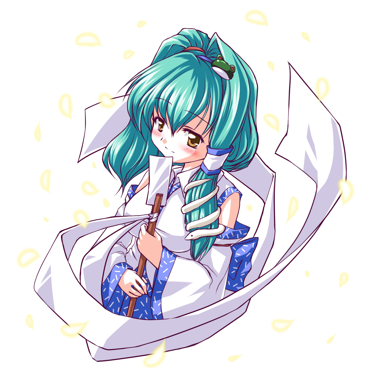 japanese_clothes, kochiya_sanae, miko, tdk, touhou