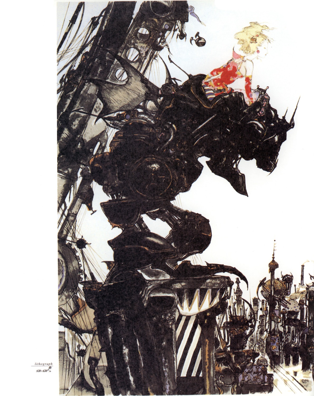 amano_yoshitaka, final_fantasy, final_fantasy_vi, mecha, square_enix, tina_branford