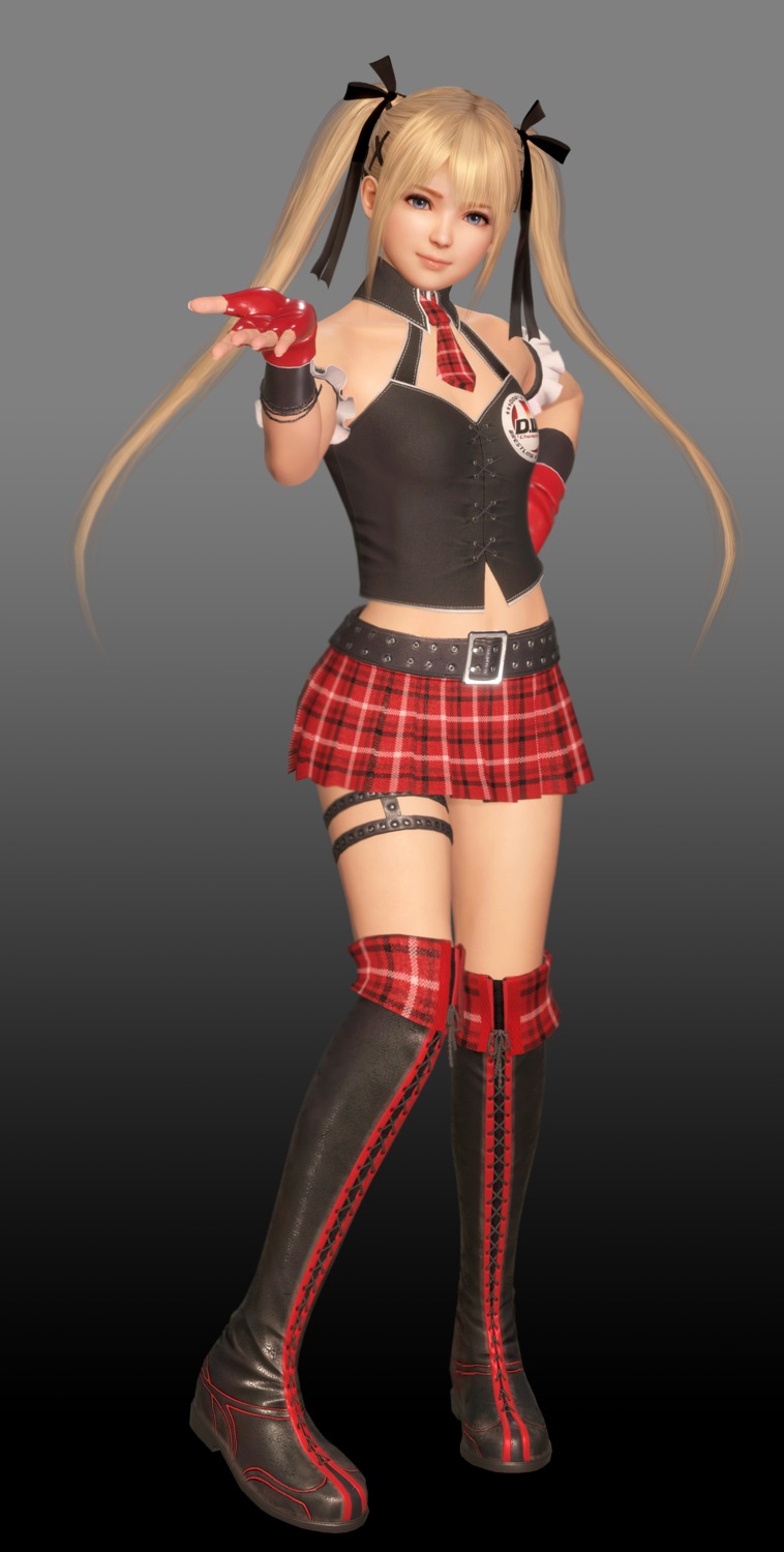 cg, dead_or_alive, dead_or_alive_6, garter, koei_tecmo, marie_rose, thighhighs