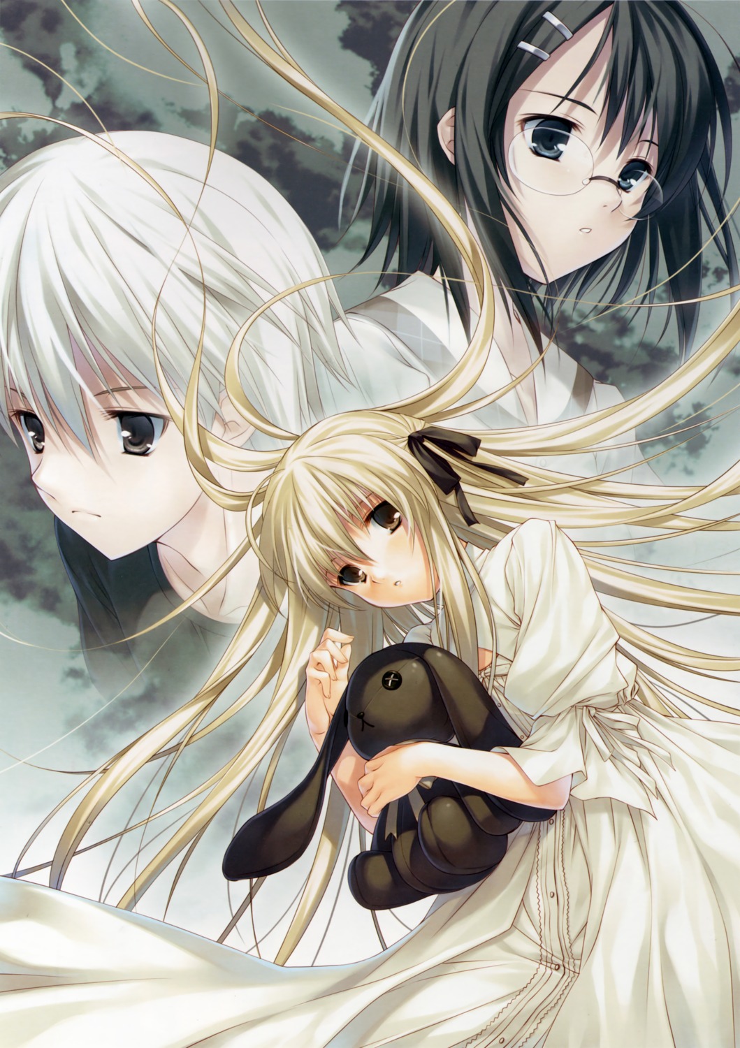 dress, hagure_keg, kasugano_haruka, kasugano_sora, yorihime_nao, yosuga_no_sora