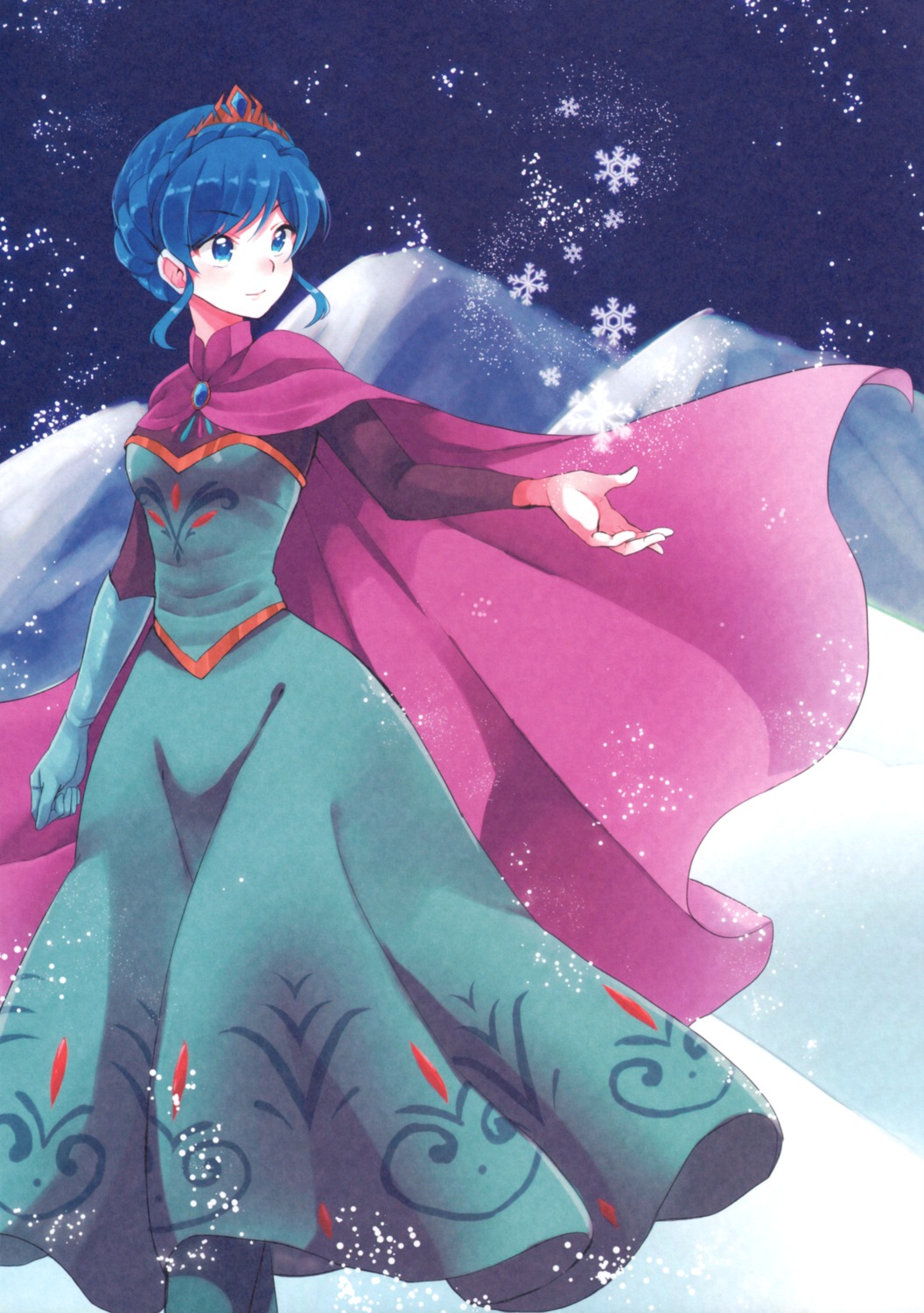 aikatsu!, cosplay, dress, frozen, kiriya_aoi, matsuura_asuka