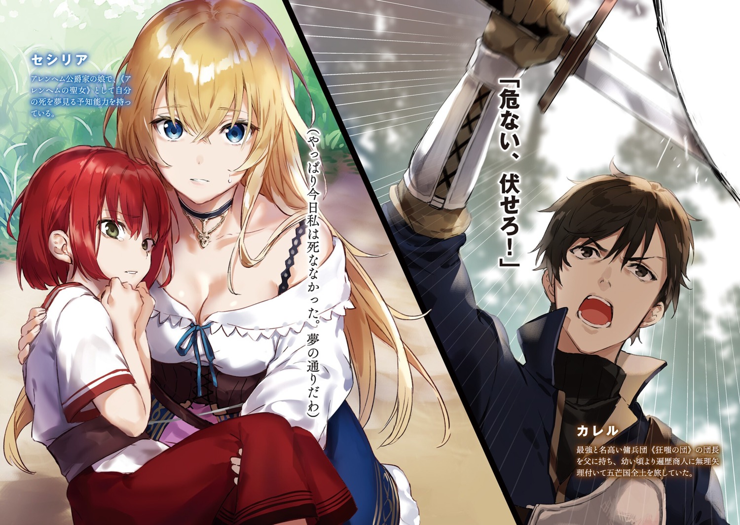 arisaka_ako, armor, cleavage, seifuku, sword, vijfster_saga
