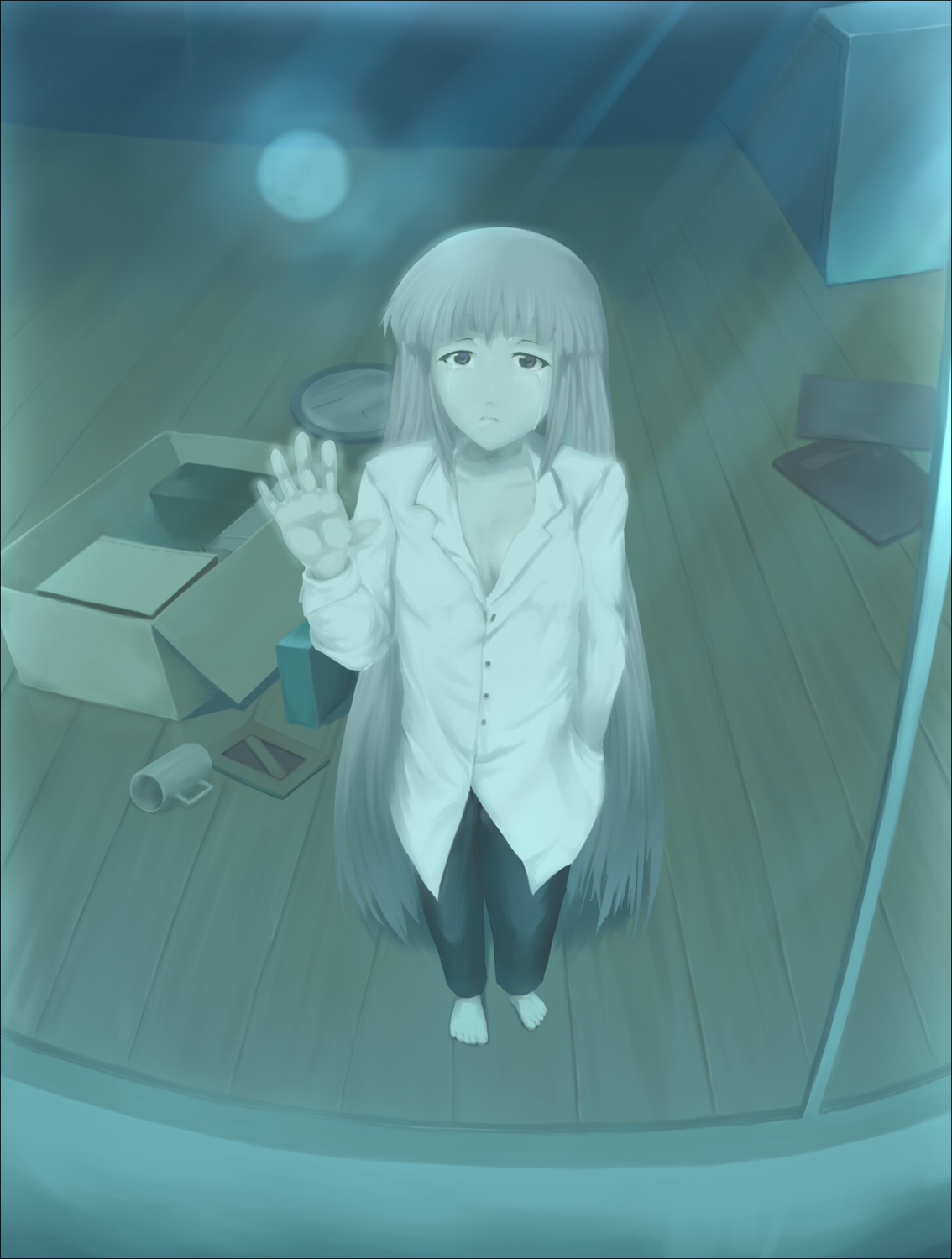 fujiwara_no_mokou, mafu, touhou