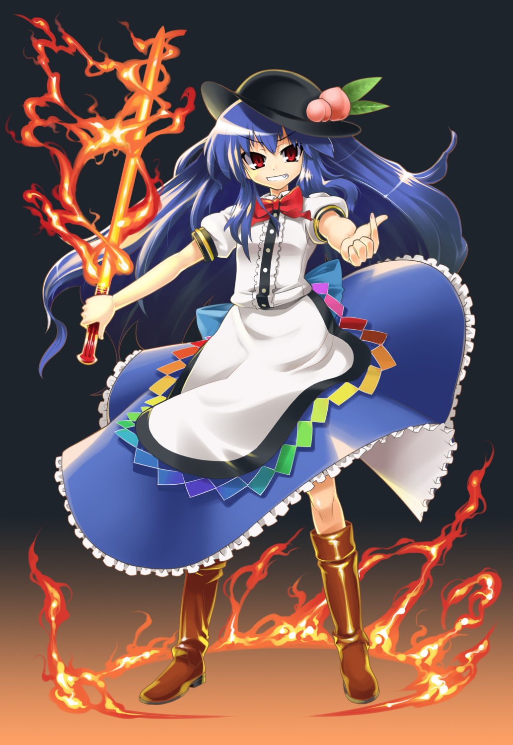 gengorou, hinanawi_tenshi, touhou