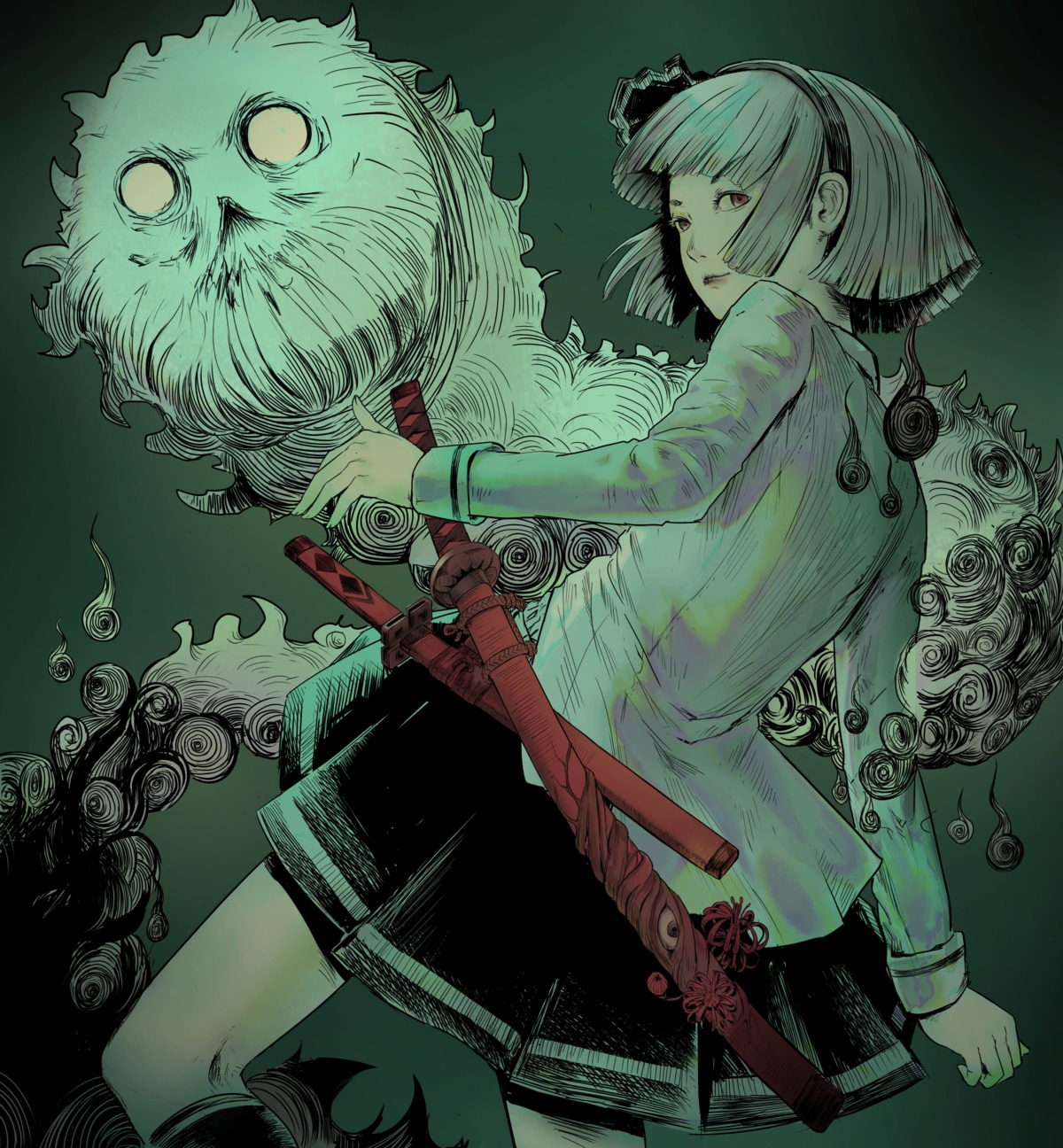 googerm, konpaku_youmu, sword, touhou