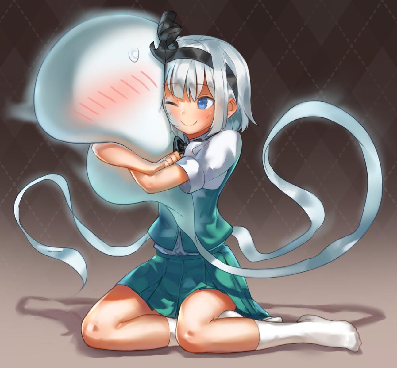 konpaku_youmu, lumpychan, myon, touhou