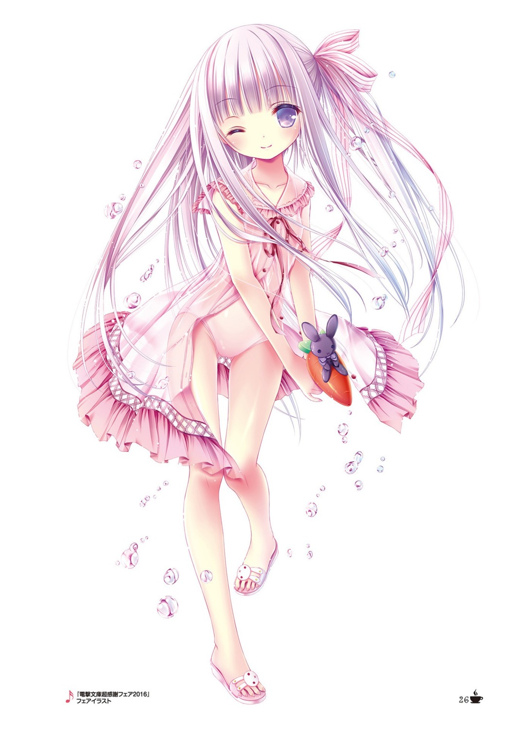 dress, goto_jun, see_through, swimsuits, tenshi_no_three_piece!, tinkle