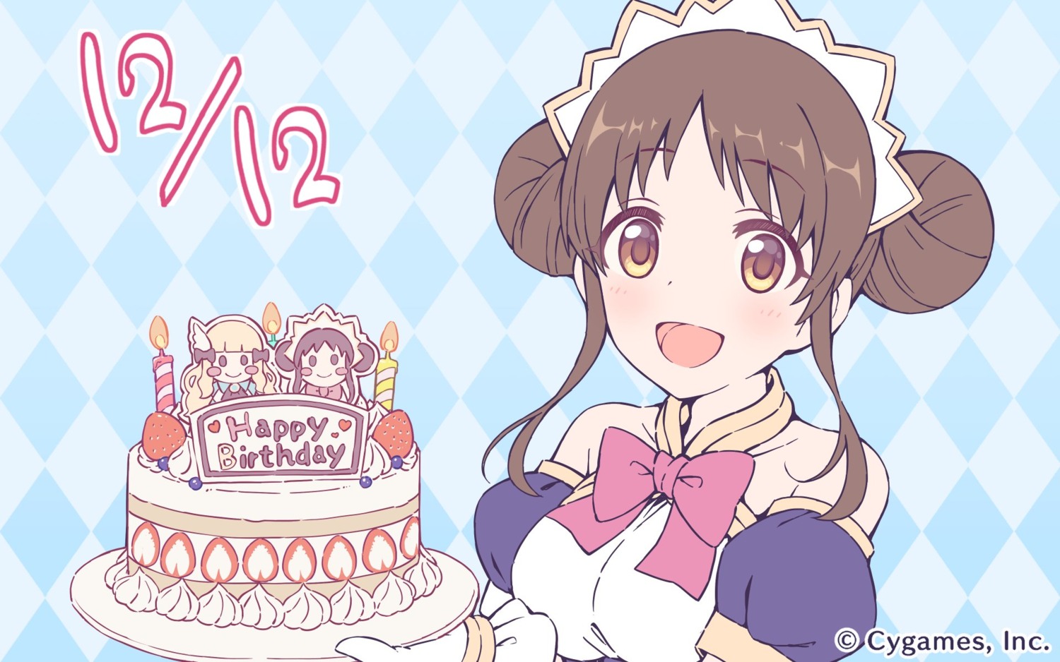 amano_suzume, chibi, cygames, princess_connect!, princess_connect!_re:dive, tagme, wallpaper