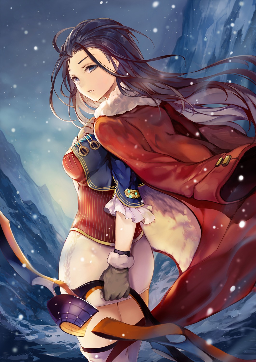 sibyl, song_of_time, thighhighs, weapon
