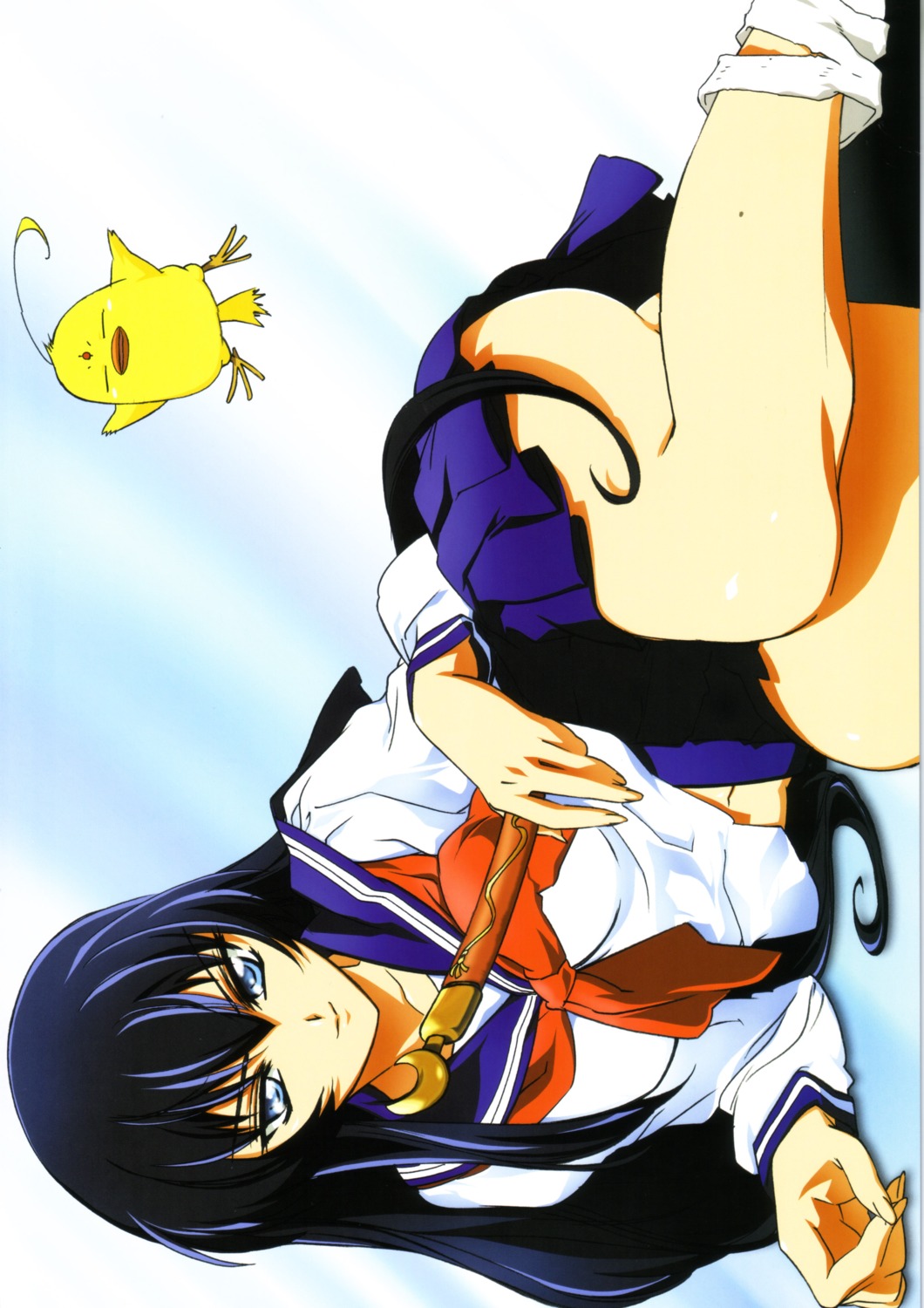 azuma_hazuki, ken-chan, nishida_asako, seifuku, yami_to_boushi_to_hon_no_tabibito