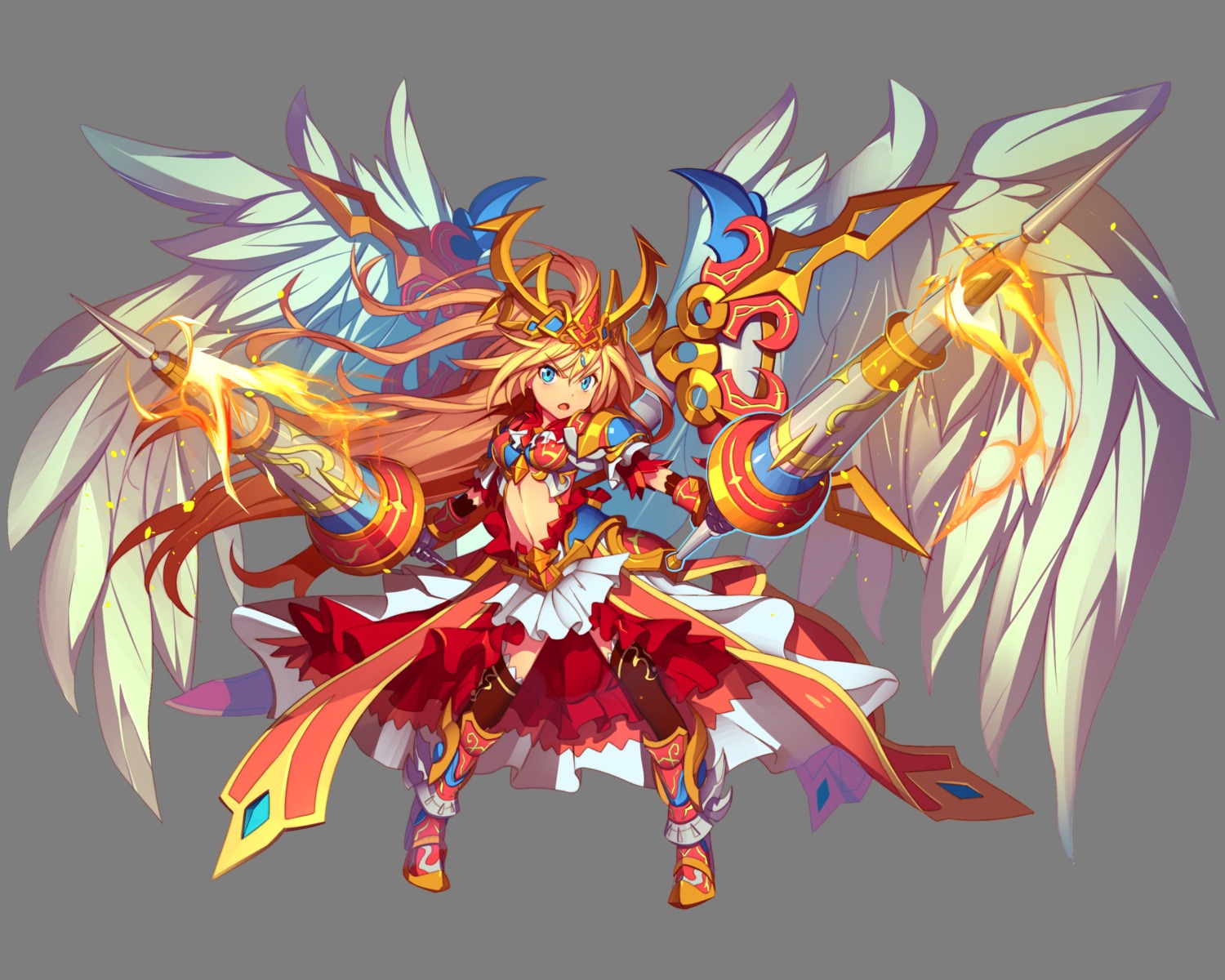 armor, elemental_story, heels, tagme, thighhighs, transparent_png, weapon, wings
