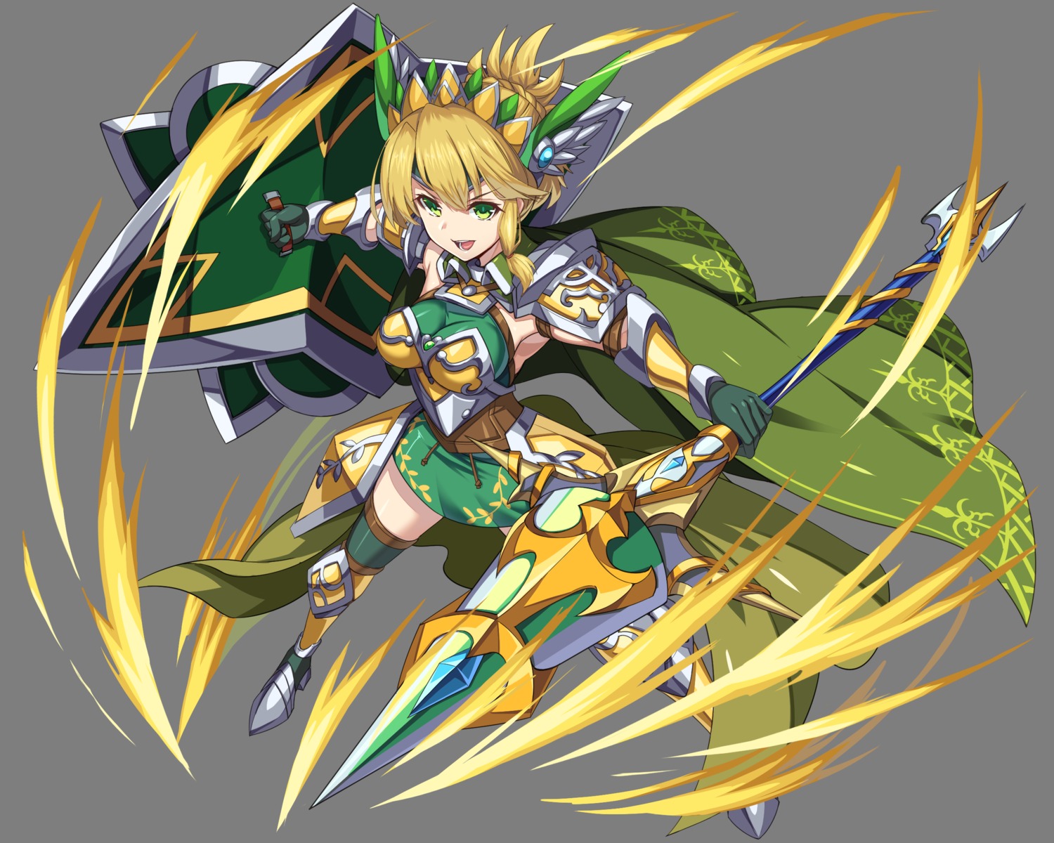 armor, elemental_story, heels, tagme, thighhighs, transparent_png, weapon