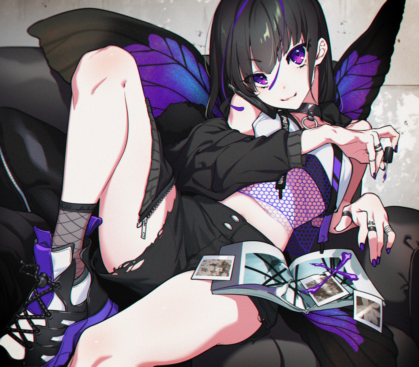 fishnets, torn_clothes, westxost_(68monkey), wings