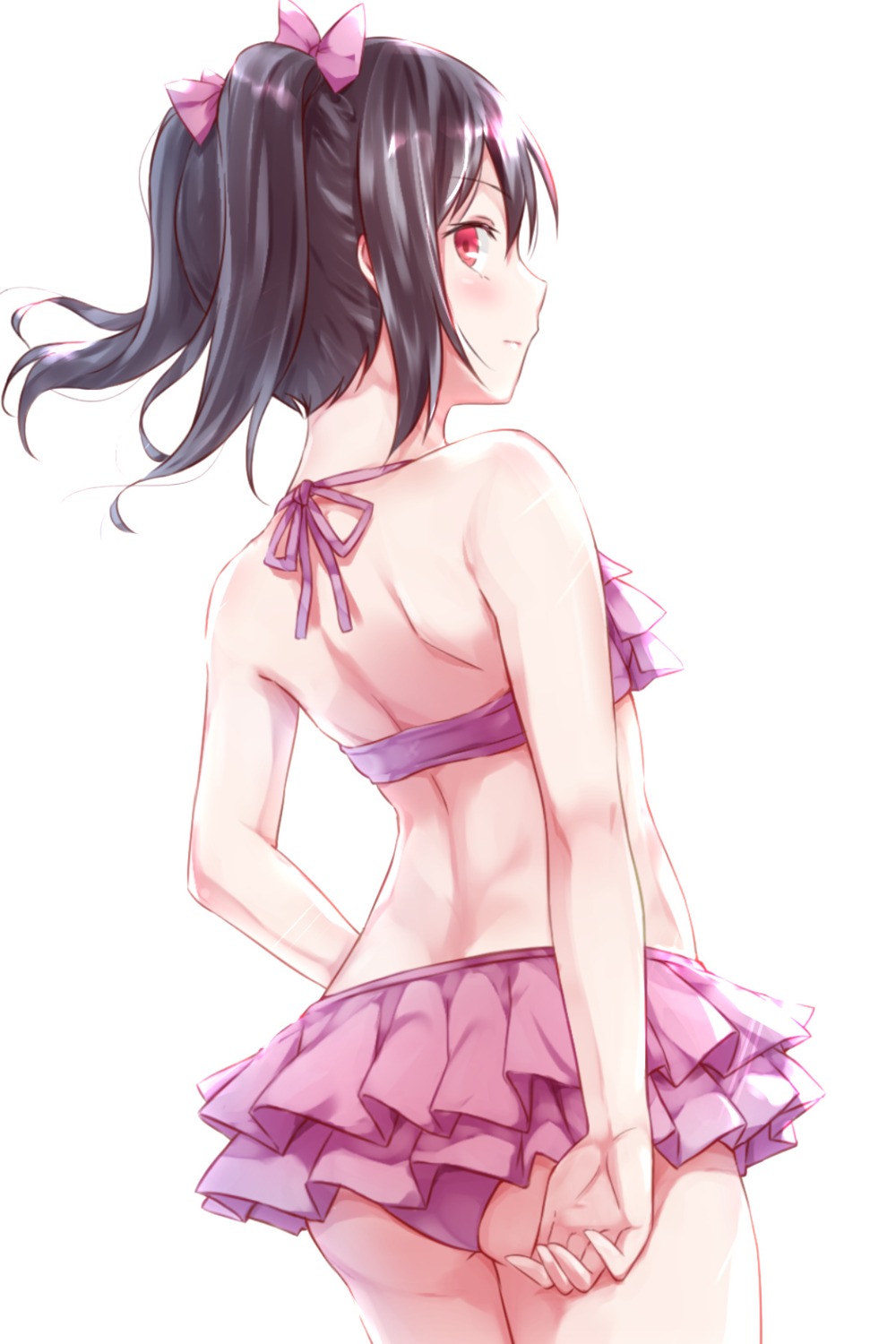 ass, bikini, hitotsuki_no_yagi, love_live!, love_live!_(series), swimsuits, yazawa_nico