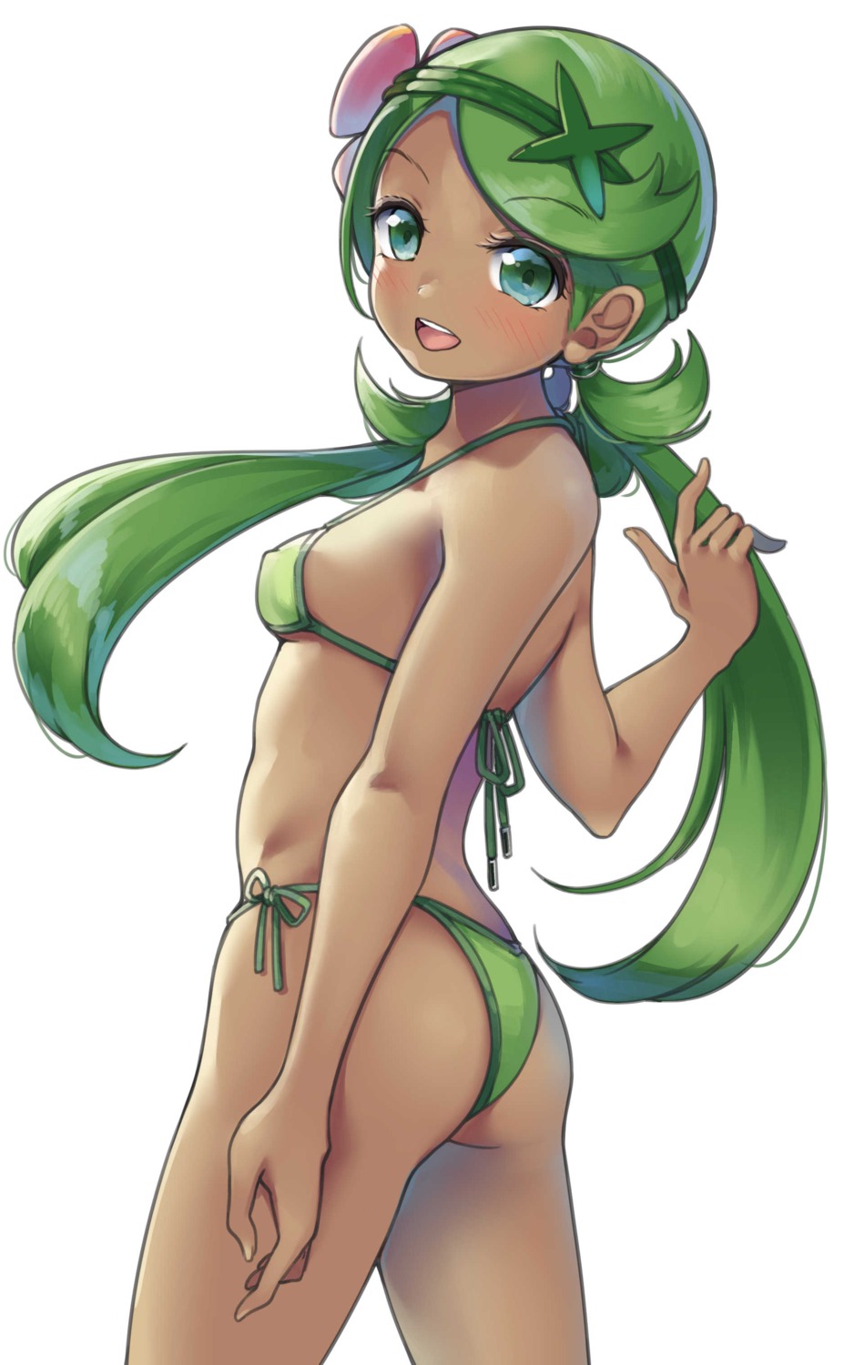 ass, bikini, mao_(pokemon), maremay0513, pokemon, pokemon_sm, pokemon_usum, swimsuits