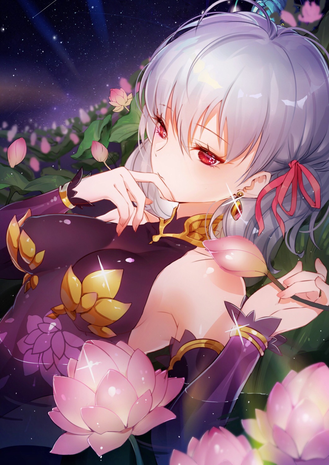 armor, fate/grand_order, kama_(fate), sai_ichirou, wet