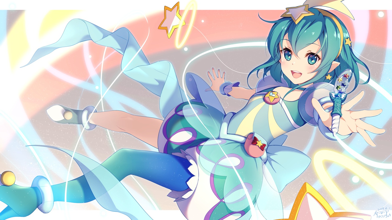 hagoromo_lala, heels, precure, star_twinkle_precure, wallpaper, yoshino_ryou