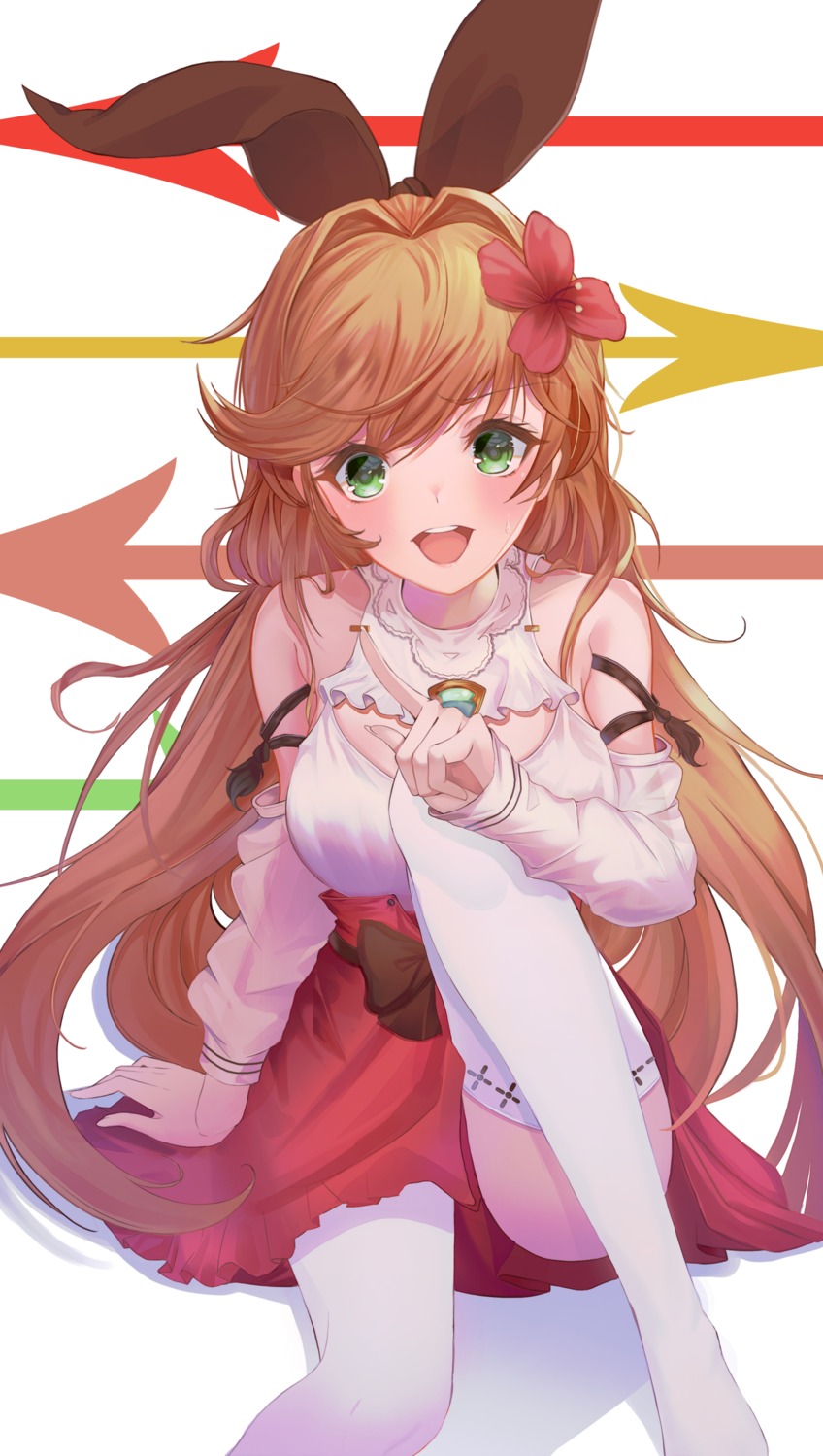 clarisse_(granblue_fantasy), granblue_fantasy, runa_(user_guwn7382), thighhighs
