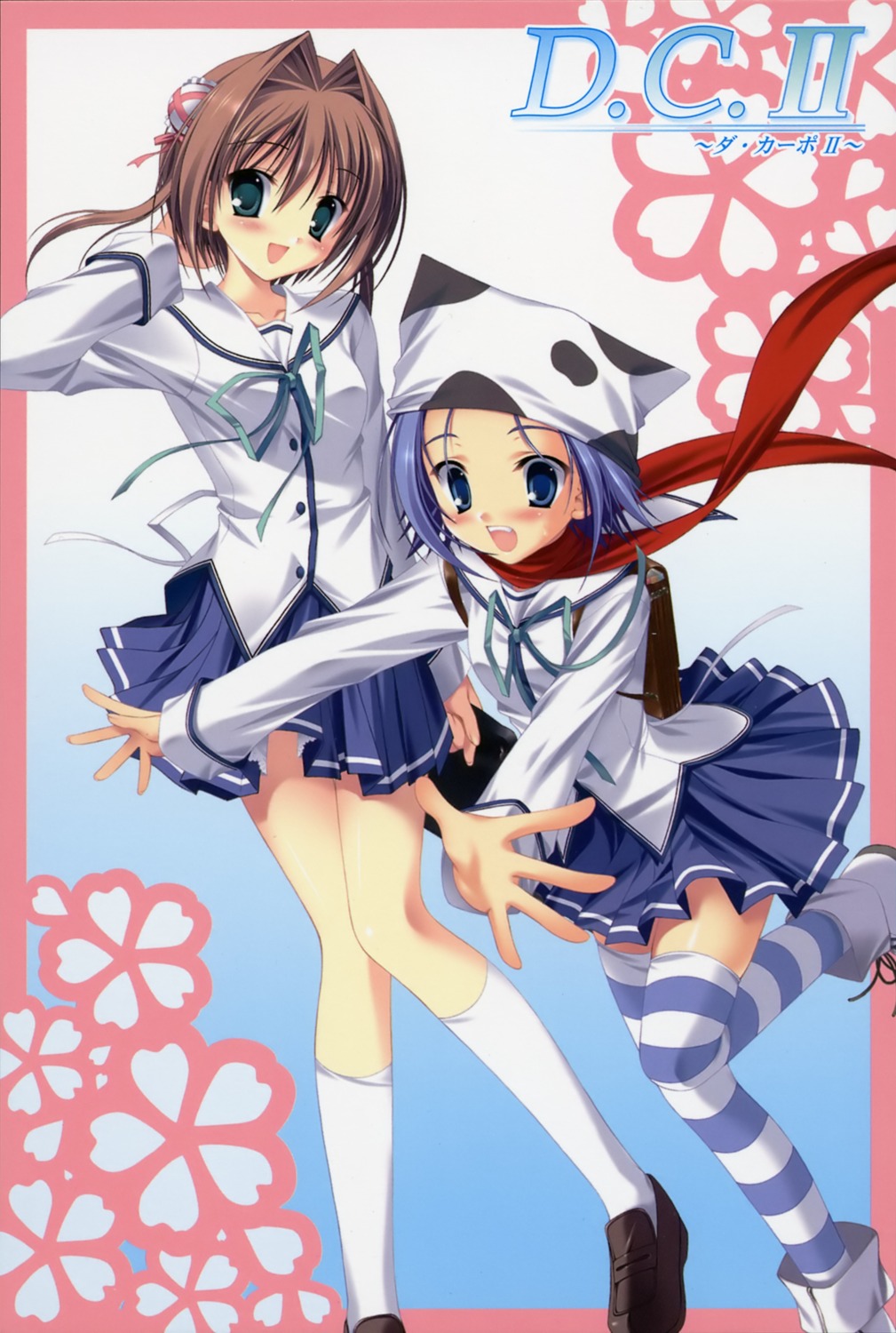 amakase_minatsu, asakura_yume, da_capo, da_capo_(series), da_capo_ii, seifuku, tanihara_natsuki