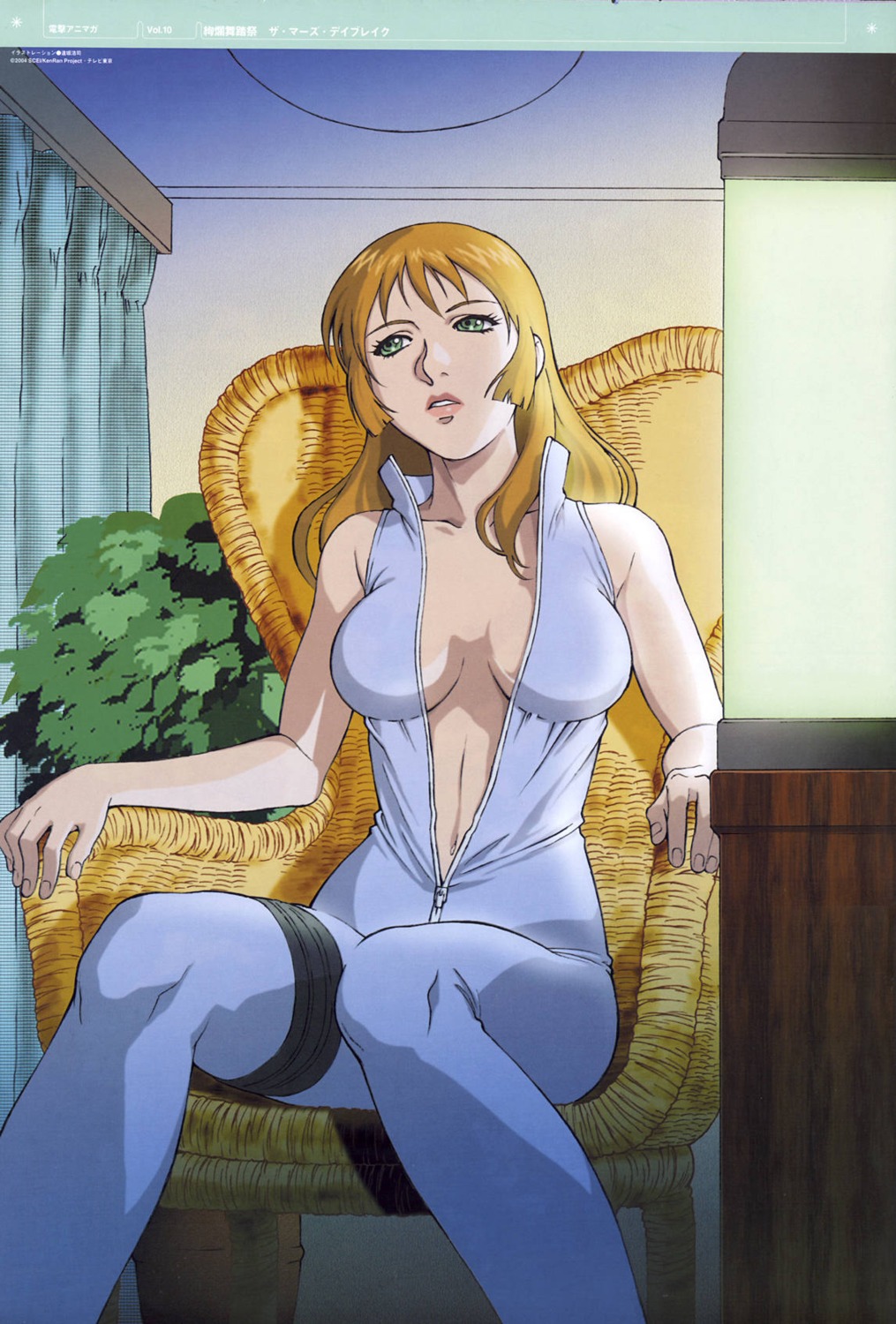 bodysuit, kenran_butoh_sai, mars_daybreak, open_shirt, vestemona_lauren