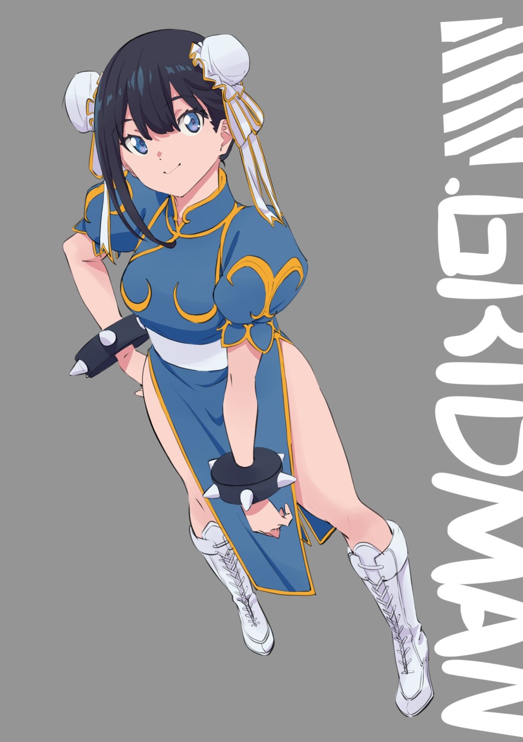 chinadress, chun_li, cosplay, gridman_universe, saitou_kengo, ssss.gridman, street_fighter, takarada_rikka